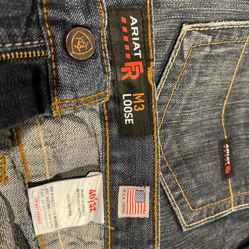 Ariat Men's Relaxed Fit Jeans - Dark Blue